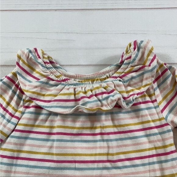 Mini Boden Girls Long Sleeve Striped Top - Picture 2 of 9